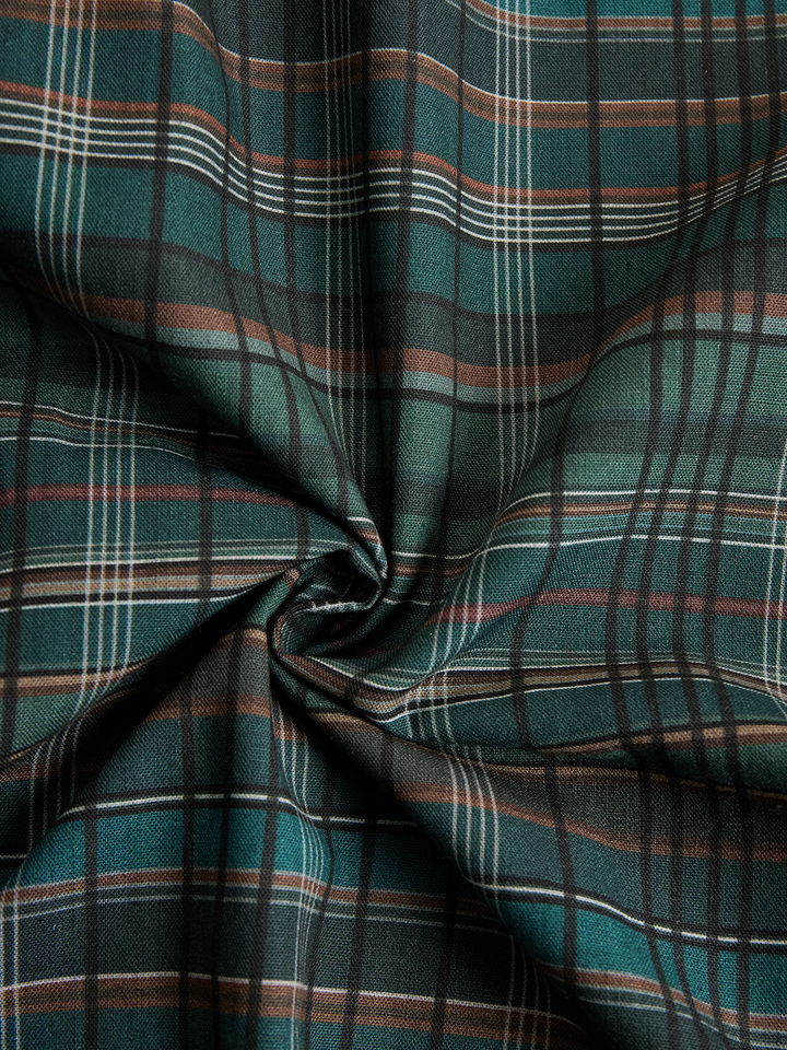 KENSINGTON ROW™ – Plaid Shirt Maxi Dress