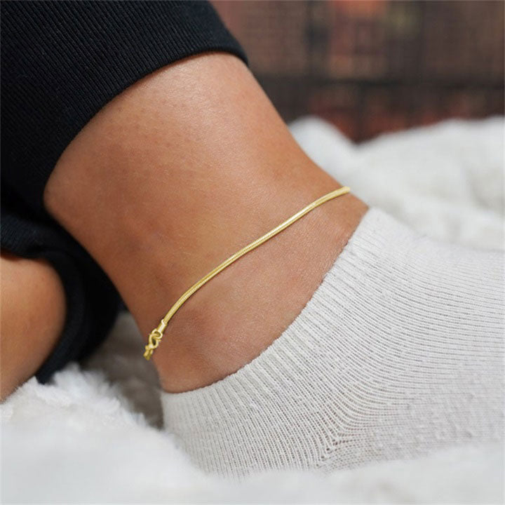 Shanileigh | Pink Anklet 18K Gold