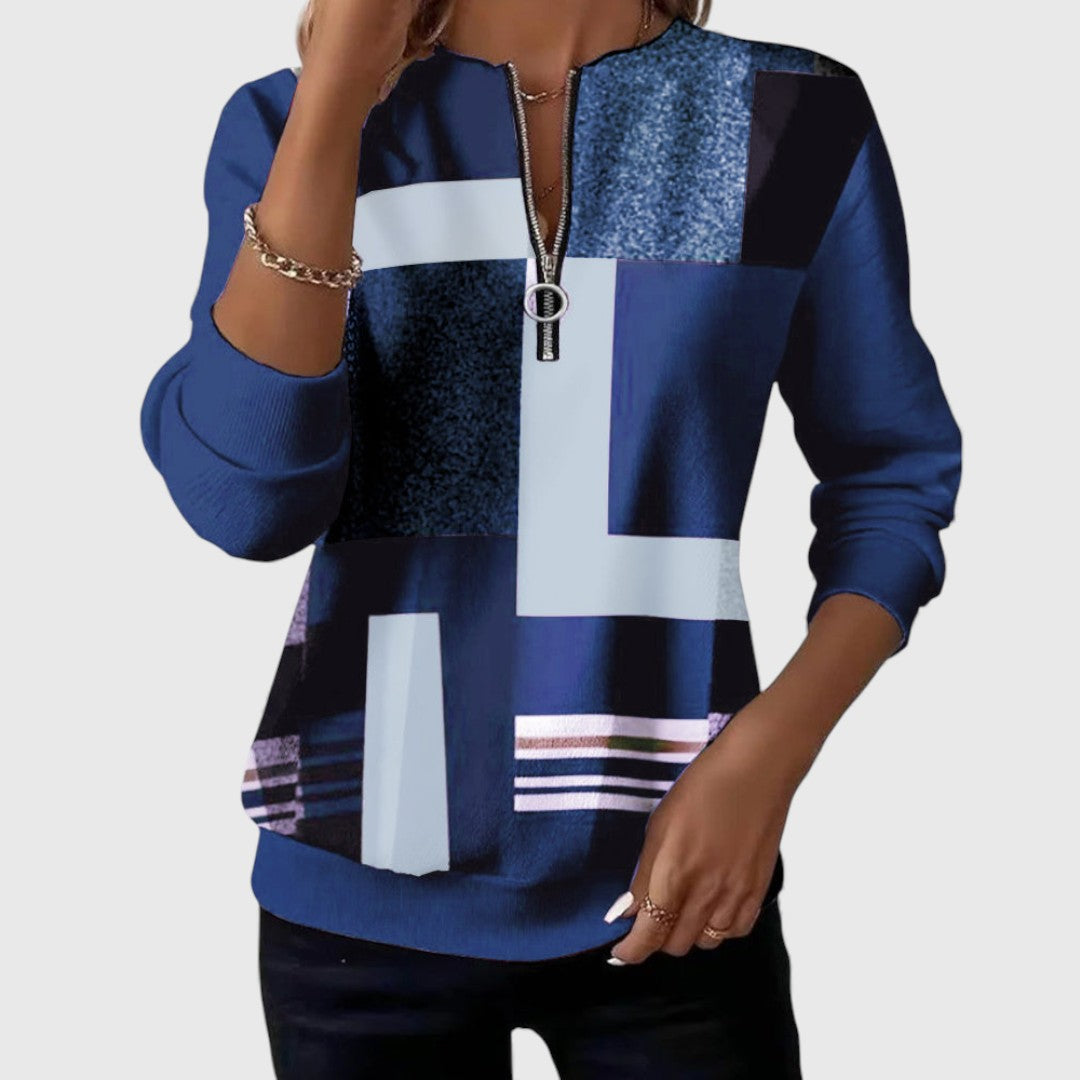 Laila - Casual Half-Zip Sweater