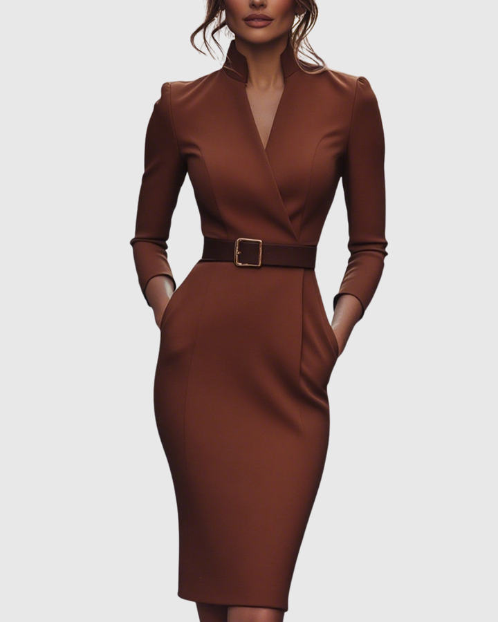 Alessia | Poised Midi Dress