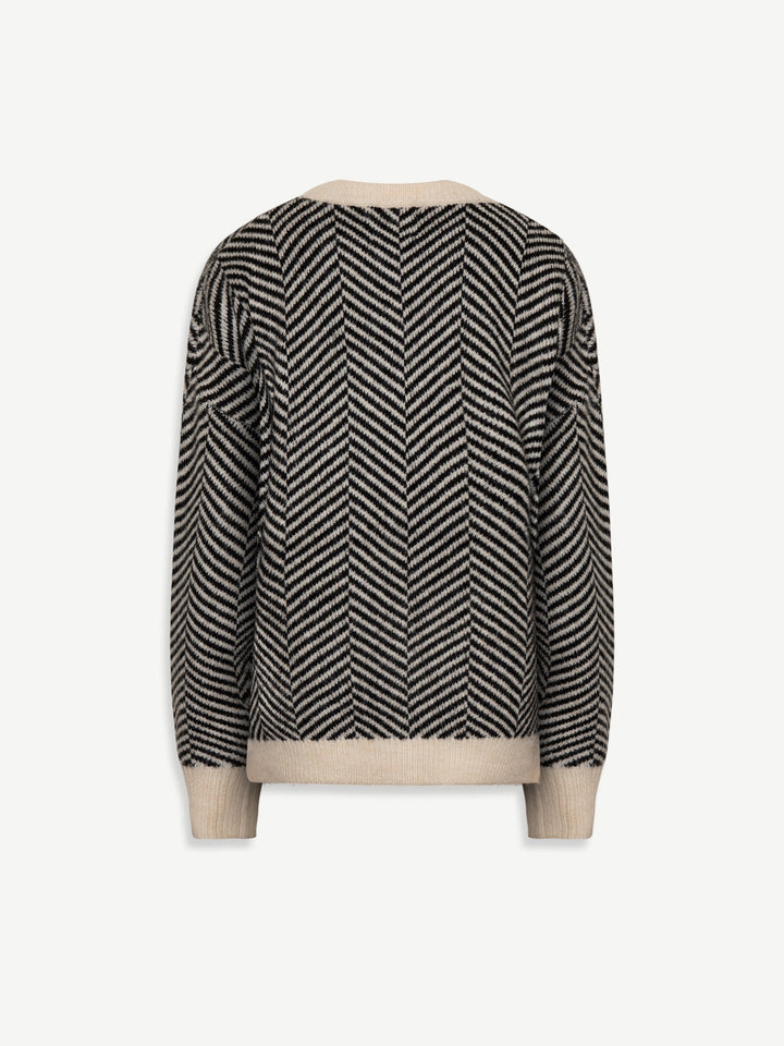 Aureva | Patterned Knitted Sweater