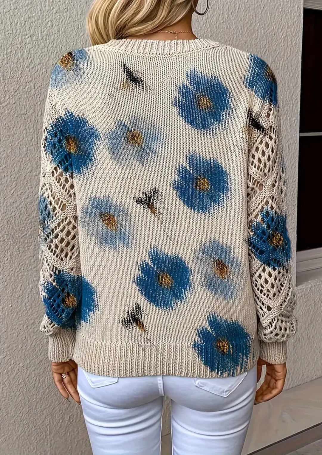 Florenne | Floral Knit Sweater