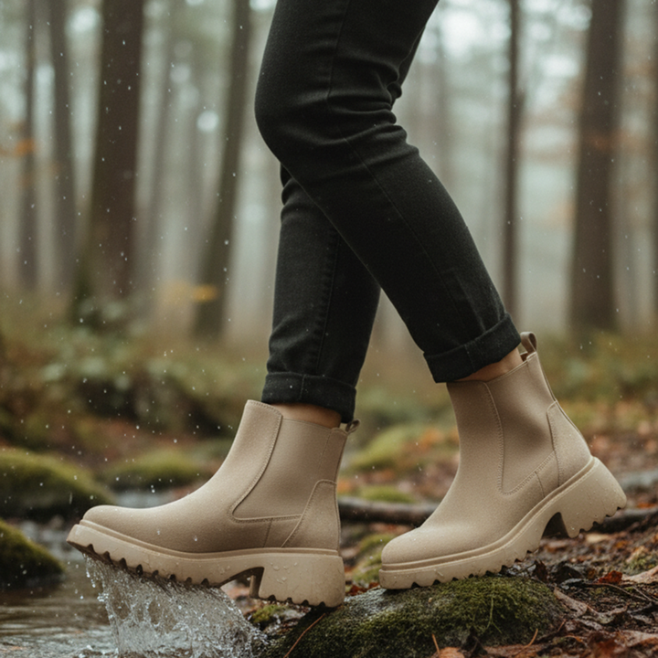 Emilia Chunky Chelsea Travel Boots