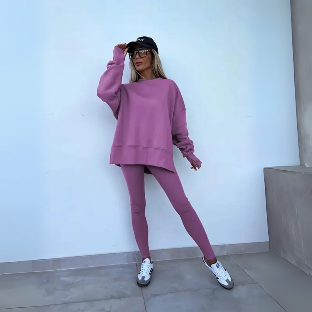 YACHI™ – Everyday Sweatshirt & Pants Set