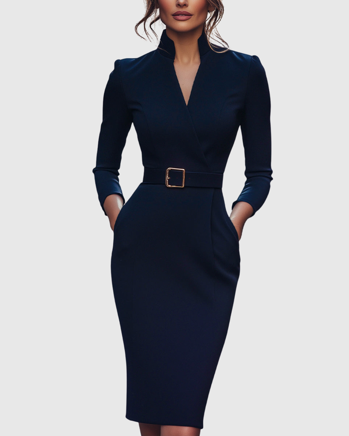 Alessia | Poised Midi Dress