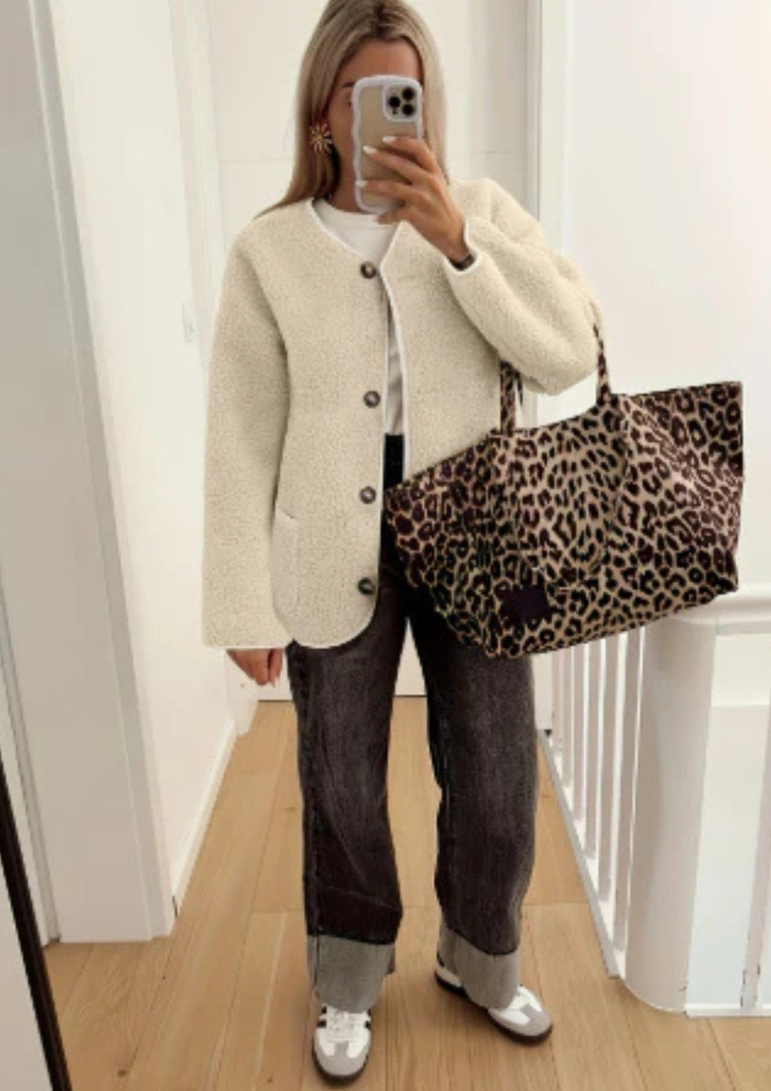 Amara | Fleece Button-Down Jacket