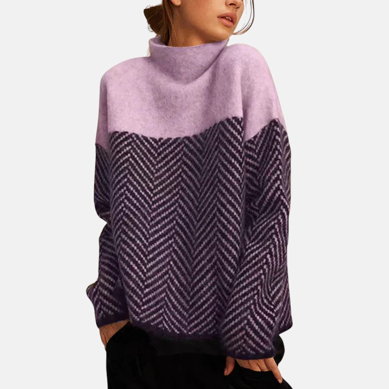 Amara | Soft Pattern Knit Sweater