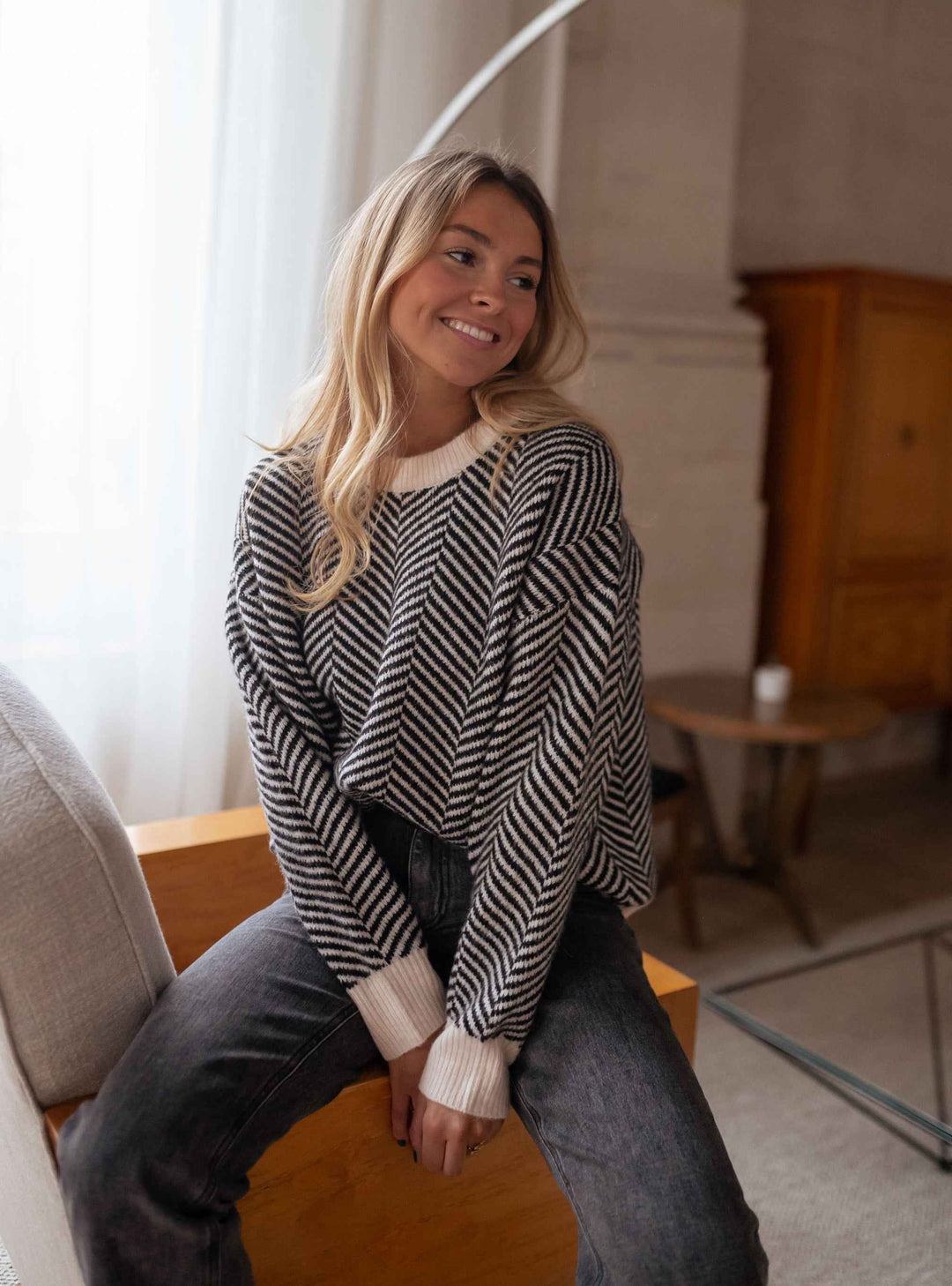 Aureva | Patterned Knitted Sweater