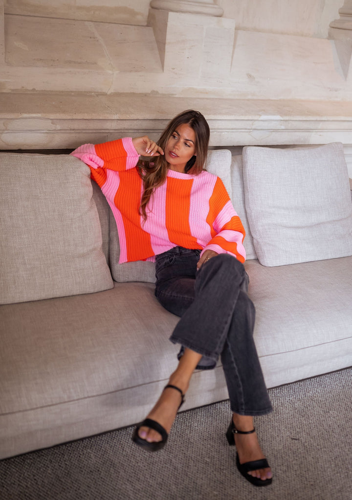Marivelle | Colorful Striped Sweater