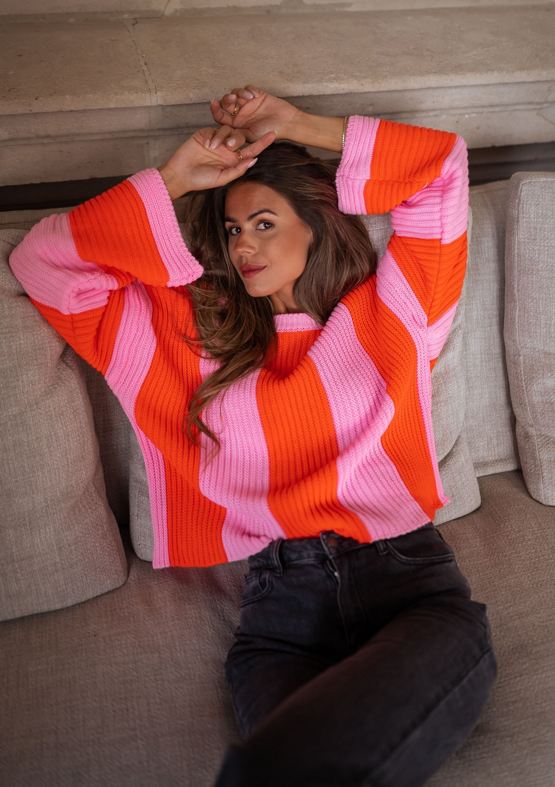 Marivelle | Colorful Striped Sweater