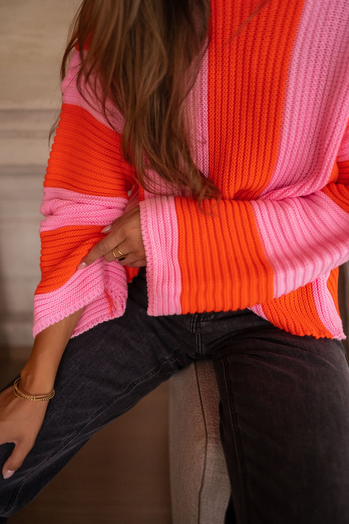 Marivelle | Colorful Striped Sweater