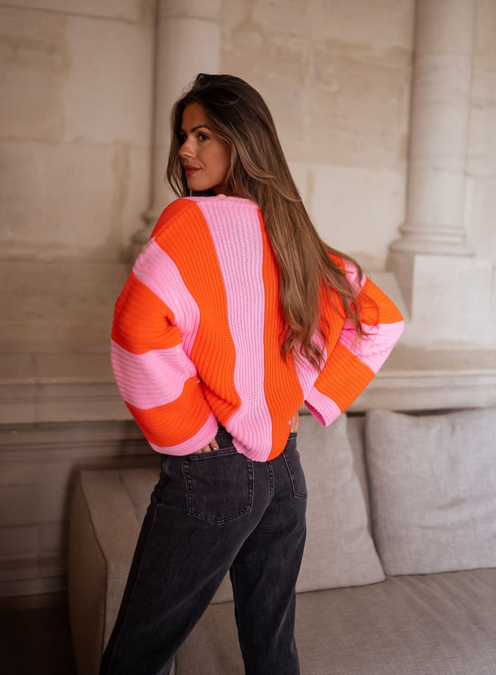 Marivelle | Colorful Striped Sweater