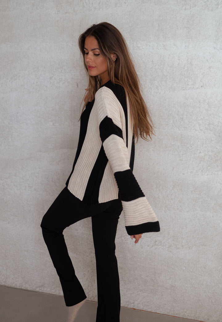 Elenya | Striped Knit Sweater