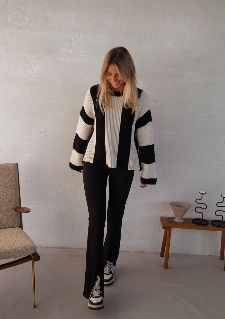 Elenya | Striped Knit Sweater