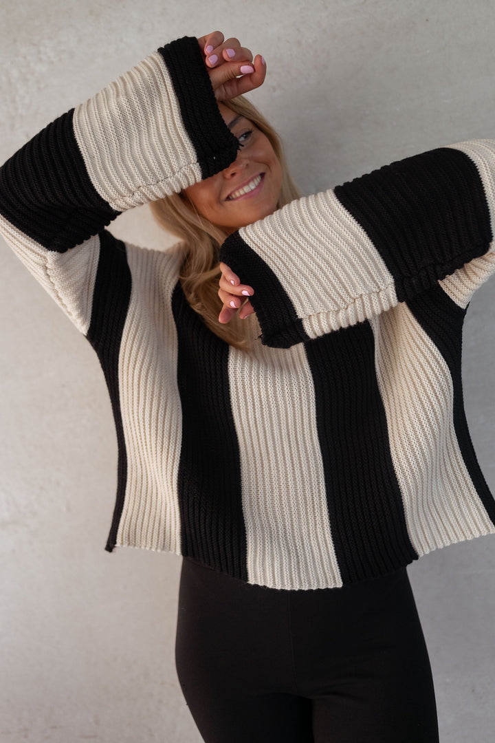 Elenya | Striped Knit Sweater