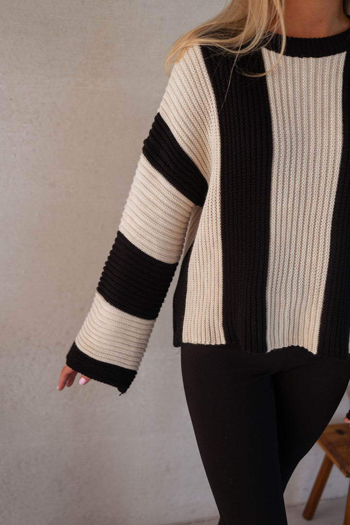 Elenya | Striped Knit Sweater