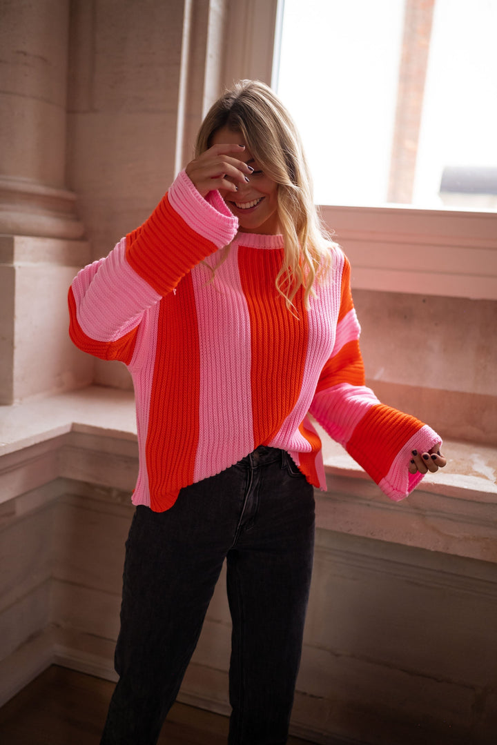 Marivelle | Colorful Striped Sweater
