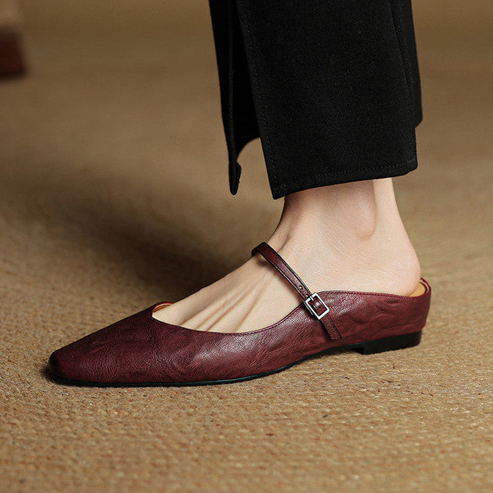 Fiorella Leather Mules