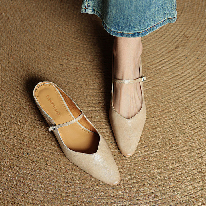 Fiorella Leather Mules
