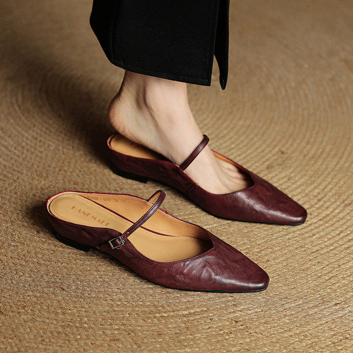 Fiorella Leather Mules
