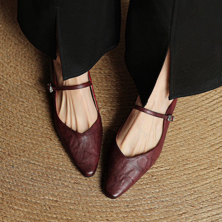 Fiorella Leather Mules