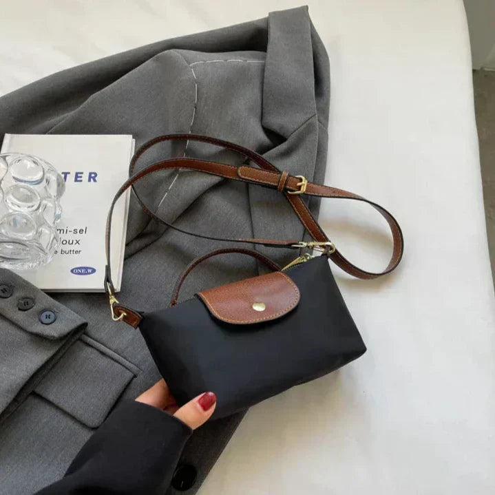 Longchamp - Mini Le Pliage Leather Bag