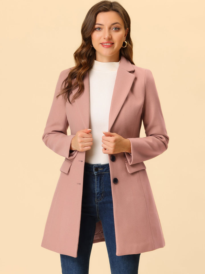 Wool Coat | Classic Cut with Collar